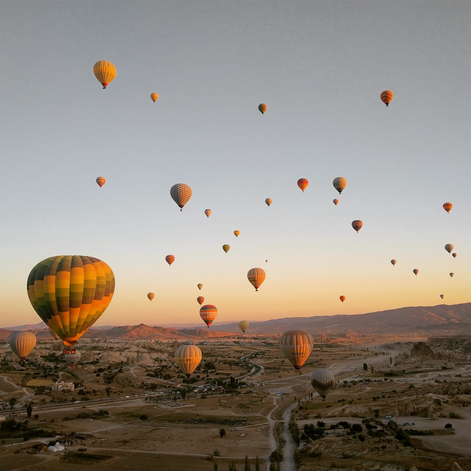 Cappadocië: neunundneunzig Luftballons